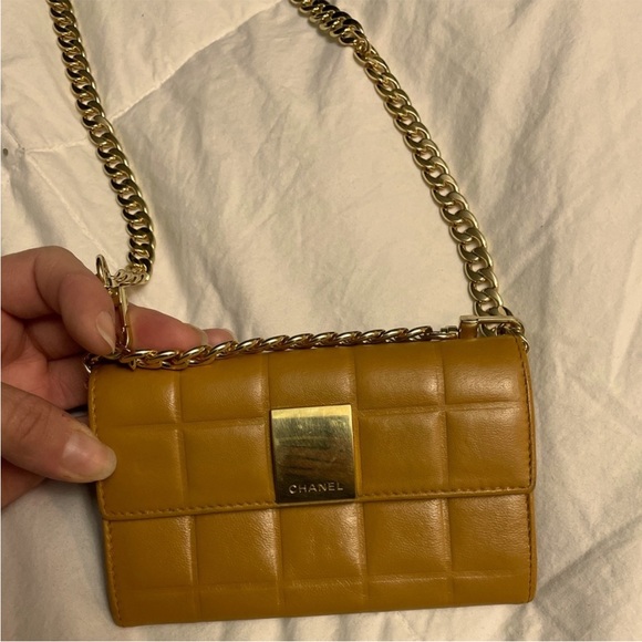 AUTHENTIC Vintage Chanel Chocolate Bar WOC π§‘ - Picture 3 of 10